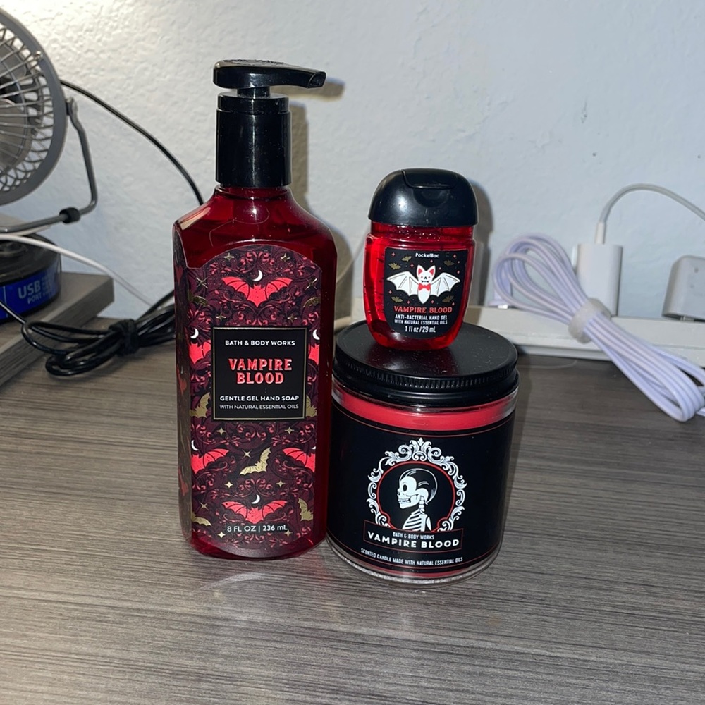 TRIO of Bath and body works vampire blood